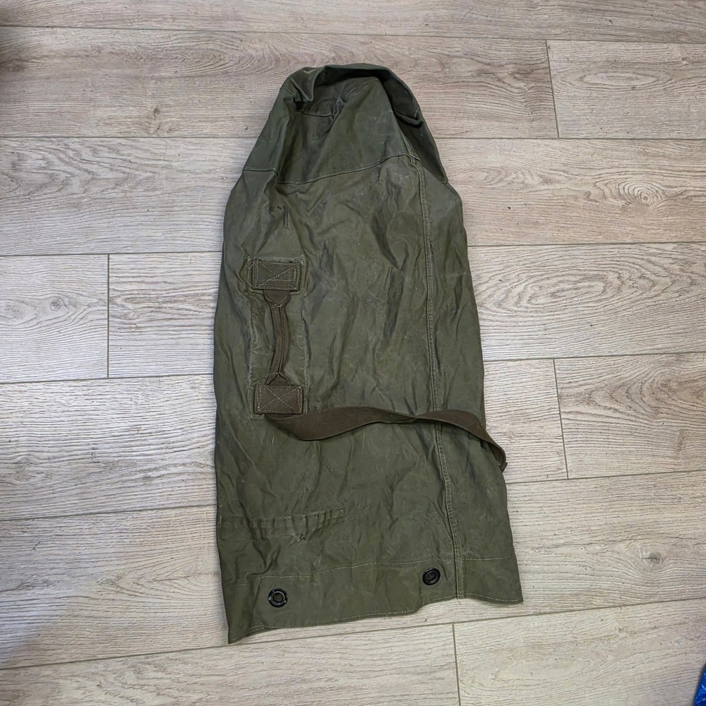 Military Surplus Duffle Bag Large Olive Green Fair Canvas Sea Bag Top Load 38in